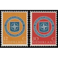 Holanda Netherlands 701/02 1959 10 aniv. de la OTAN MNH Holanda Netherlands 701/02 1959 10 aniv. de la OTAN MNH