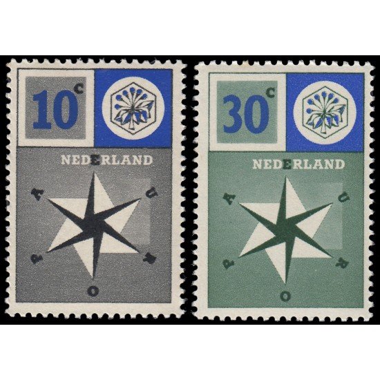 Holanda Netherlands 678/79 1957 Europa MNH Holanda Netherlands 678/79 1957 Europa MNH