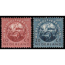Holanda Netherlands 528/29 1949 75 aniv. de la U.P.U. MNH Holanda Netherlands 528/29 1949 75 aniv. de la U.P.U. MNH