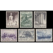 Holanda Netherlands 535/40 1950 Obras de beneficencia Serie de verano MNH