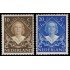 Holanda Netherlands 497/98 1948 Ascensión al trono de la reina Juliana MNH