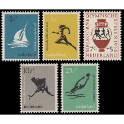 Holanda Netherlands 654/58 1956 Juegos olímpicos de Melbourne MNH Holanda Netherlands 654/58 1956 Juegos olímpicos de Melbourne MNH