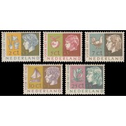 Holanda Netherlands 613/17 1953 En beneficio de obras para la infancia MNH
