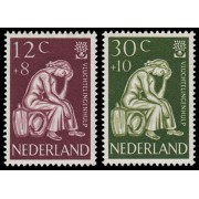 Holanda Netherlands 717/18 1960 Año mundial del refugiado MNH