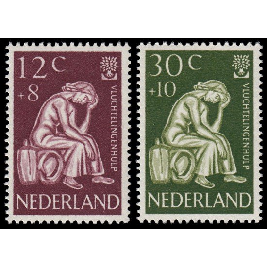 Holanda Netherlands 717/18 1960 Año mundial del refugiado MNH Holanda Netherlands 717/18 1960 Año mundial del refugiado MNH