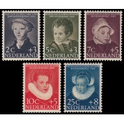 Holanda Netherlands 661/65 1956 En beneficio de obras para la infancia MNH