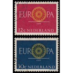 Holanda Netherlands 726/27 1960 Europa Usados Holanda Netherlands 726/27 1960 Europa Usados