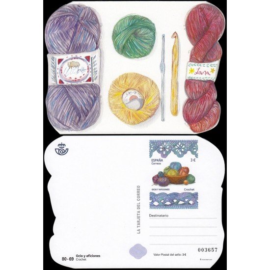 España Tarjetas del Correo y de Iniciativa Privada 191 2024 Ocio y aficiones Crochet España Tarjetas del Correo y de Iniciativa Privada 191 2024 Ocio y aficiones Crochet