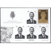 España Spain Prueba de lujo 175 2024 Serie básica X Aniversario de la proclamación de S.M. El Rey Felipe VI España Spain Prueba de lujo 175 2024 Serie básica X Aniversario de la proclamación de S.M. El Rey Felipe VI
