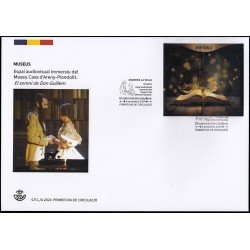 Andorra Española 565 2024 Espai audiovisual immersiu del Museu Casa d Arreny-Plandolit Elsomni de Don Guillem SPD Sobre Primer Día Andorra Española 565 2024 Espai audiovisual immersiu del Museu Casa d Arreny-Plandolit Elsomni de Don Guillem SPD Sobre Primer Día