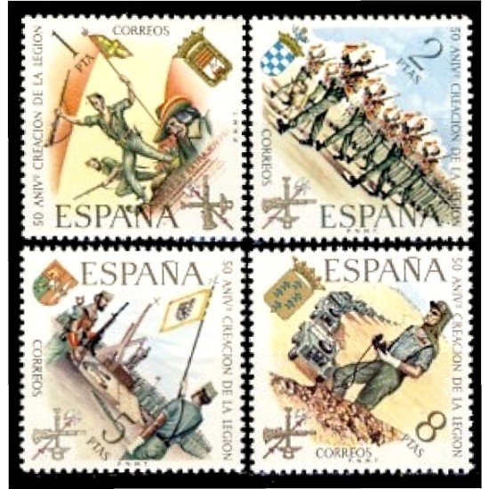 España Spain 2043/46 1971 L Aniversario de la Legión MNH