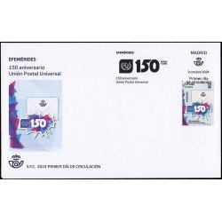 España Spain 5791 2024 Efemérides 150 aniversario de Unión Postal Universal UPU SPD Sobre Primer Día Tarifa D España Spain 5791 2024 Efemérides 150 aniversario de Unión Postal Universal UPU SPD Sobre Primer Día Tarifa D