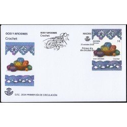 España Spain 5793 2024 Ocio y aficiones Crochet SPD Sobre Primer Día España Spain 5793 2024 Ocio y aficiones Crochet SPD Sobre Primer Día