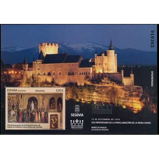 España Spain 5797 2024 550 Aniv. de la proclamación de Isabel la Católica como Reina de Castilla MNH España Spain 5797 2024 550 Aniv. de la proclamación de Isabel la Católica como Reina de Castilla MNH