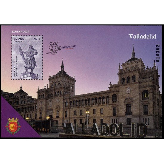 España Spain 5788 2024 62 Exposición filatélica nacional Exfilna Valladolid MNH España Spain 5788 2024 62 Exposición filatélica nacional Exfilna Valladolid MNH