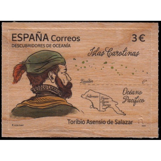 España Spain 5780 2024 Descubridores de Oceanía Toribio Asensio de Salazar Autoadhesivos España Spain 5780 2024 Descubridores de Oceanía Toribio Asensio de Salazar Autoadhesivos