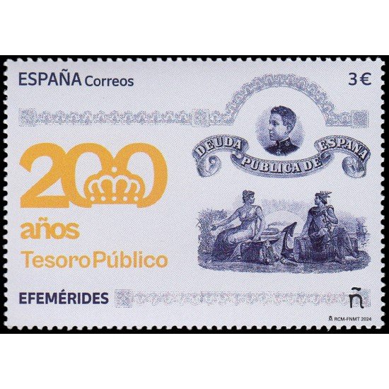 España Spain 5779 2024 Tesoro Público 200 años MNH España Spain 5779 2024 Tesoro Público 200 años MNH
