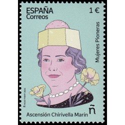 España Spain 5773 2024 Mujeres pioneras Ascensión Chrivella Marín MNH España Spain 5773 2024 Mujeres pioneras Ascensión Chrivella Marín MNH