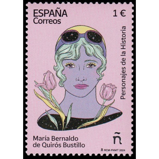 España Spain 5781 2024 Personajes de la historia María Bernaldo de Quirós Bustillo MNH España Spain 5781 2024 Personajes de la historia María Bernaldo de Quirós Bustillo MNH