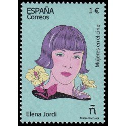 España Spain 5786 2024 Mujeres en el cine Elena Jordi MNH España Spain 5786 2024 Mujeres en el cine Elena Jordi MNH