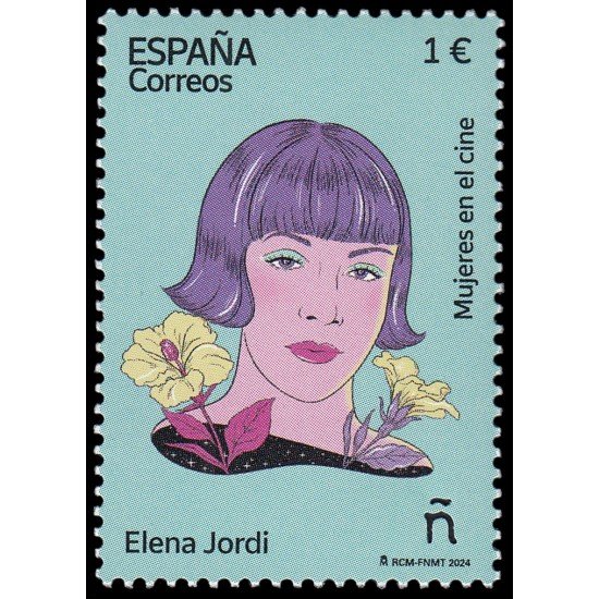 España Spain 5786 2024 Mujeres en el cine Elena Jordi MNH España Spain 5786 2024 Mujeres en el cine Elena Jordi MNH