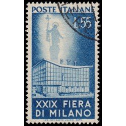 Italia Italy 596 1951 29 Feria de Milán Usados
