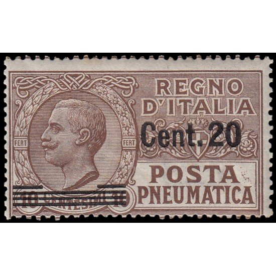 Italia Italy N 8 1925 Victor Manuel III con sobrecarga MNH Italia Italy N 8 1925 Victor Manuel III con sobrecarga MNH
