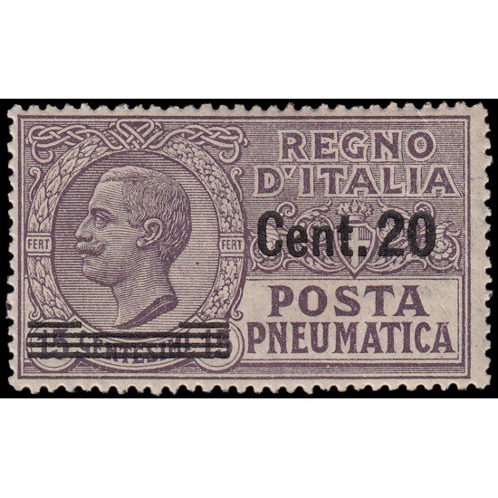 Italia Italy N 9 1925 Victor Manuel III con sobrecarga MNH Italia Italy N 9 1925 Victor Manuel III con sobrecarga MNH