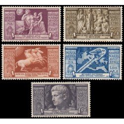 Italia Italy Aéreo 102/06 1937 2000 aniv. del nacimiento del emperador Augusto MH Italia Italy Aéreo 102/06 1937 2000 aniv. del nacimiento del emperador Augusto MH