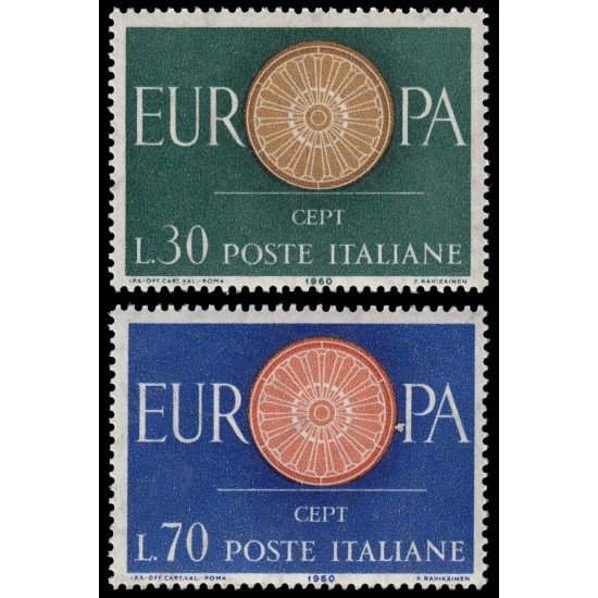 Italia Italy 822/23 1960 Europa MNH Italia Italy 822/23 1960 Europa MNH