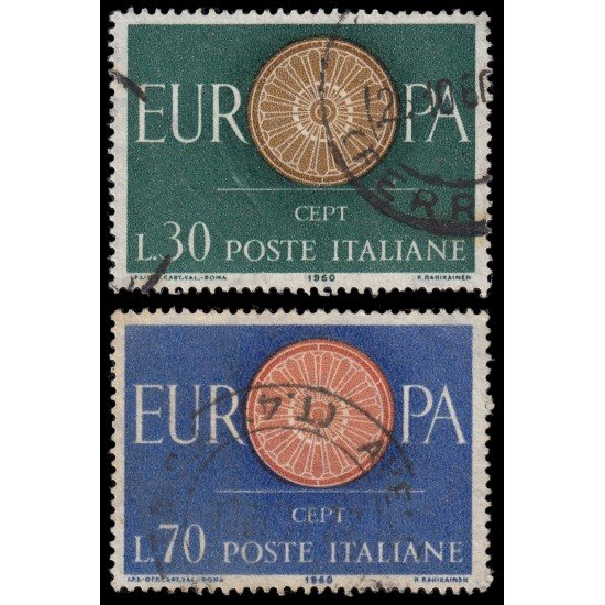 Italia Italy 822/23 1960 Europa Usados Italia Italy 822/23 1960 Europa Usados