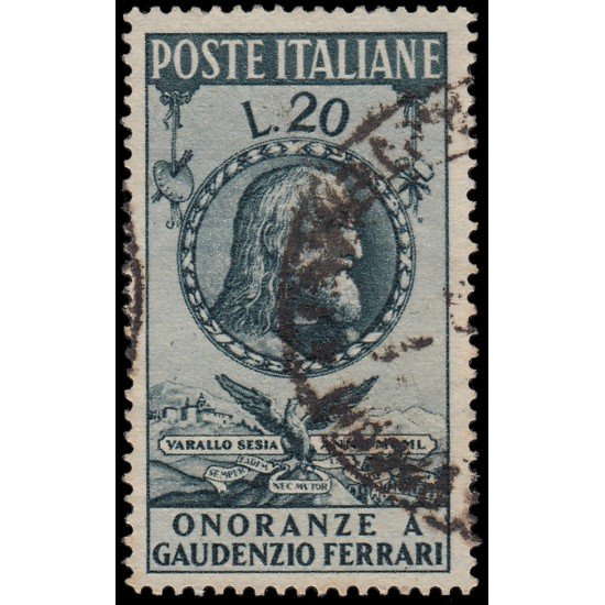 Italia Italy 560 1950 En honor del pintor, escultor y arquitecto Gaudenzio Ferrari Usados