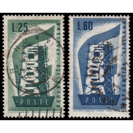 Italia Italy 731/32 1956 Europa Usados Italia Italy 731/32 1956 Europa Usados
