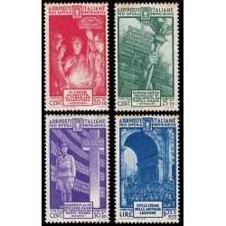 Italia Italy 360/63 1935 En beneficio de las milicias voluntarias MNH Italia Italy 360/63 1935 En beneficio de las milicias voluntarias MNH