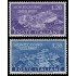 Italia Italy 602/03 1951 Reconstrucción de la Abadía de Montecassino MNH
