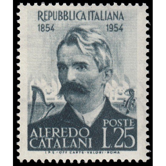 Italia Italy 677 1954 Centenario del nacimiento del compositor Alfredo Catalani MNH