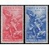 Italia Italy 681/82 1954 25 asamblea general de la Interpol en Roma MNH
