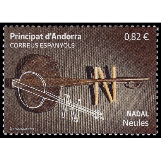 Andorra Española 566 2024 Navidad Neules MNH Andorra Española 566 2024 Navidad Neules MNH
