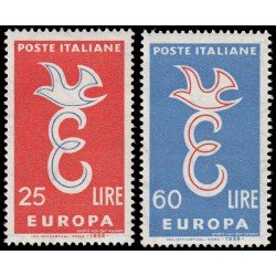 Italia Italy 765/66 1958 Europa MNH Italia Italy 765/66 1958 Europa MNH