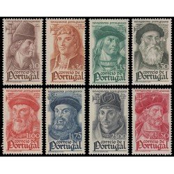 Portugal 655/62 1945 Navegantes Portugueses MNH