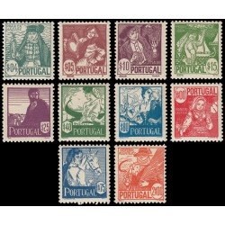 Portugal 616/25 1941 Trajes Regionales MNH Portugal 616/25 1941 Trajes Regionales MNH