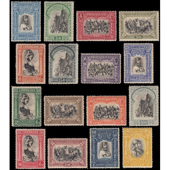 Portugal 491/06 1928 300 aniv. Independencia MH Portugal 491/06 1928 300 aniv. Independencia MH