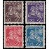 Portugal 647/50 1944 3 Feria filatélica de Lisboa MNH