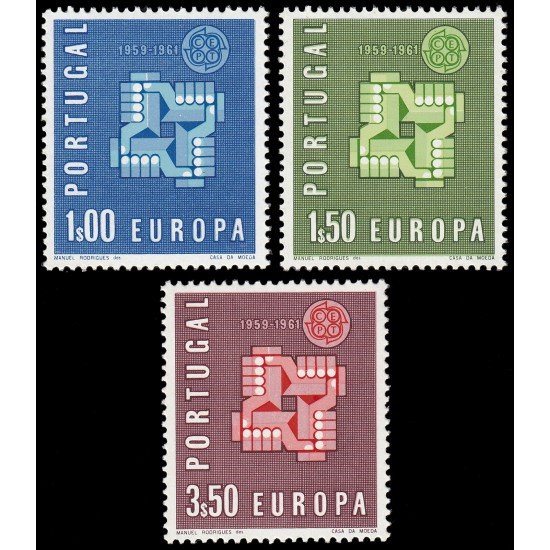 Portugal 888/90 1961 Europa MNH Portugal 888/90 1961 Europa MNH