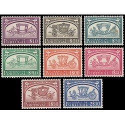 Portugal 752/59 1952 Museo Nacional de carrozas MNH Portugal 752/59 1952 Museo Nacional de carrozas MNH
