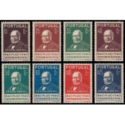Portugal 600/07 1940 100 aniv. del sello Retrato de Sir Rowland Hill MNH Portugal 600/07 1940 100 aniv. del sello Retrato de Sir Rowland Hill MNH