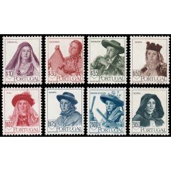 Portugal 688/95 1947 Sombreros Regionales MNH Portugal 688/95 1947 Sombreros Regionales MNH