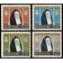 Portugal 853/56 1958 5 Centenario del nacimiento de la reina Doña Leonor MNH