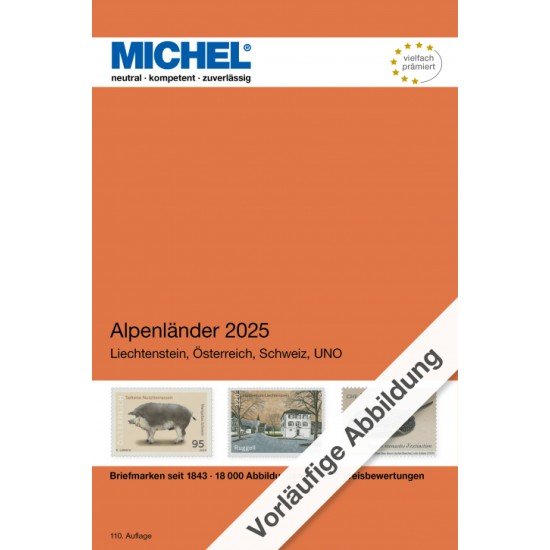 MICHEL Países Alpinos 2025 (E1) MICHEL Países Alpinos 2025 (E1)