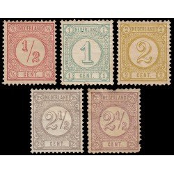 Holanda Netherlands 30/33+33a 1876-94 Número MH